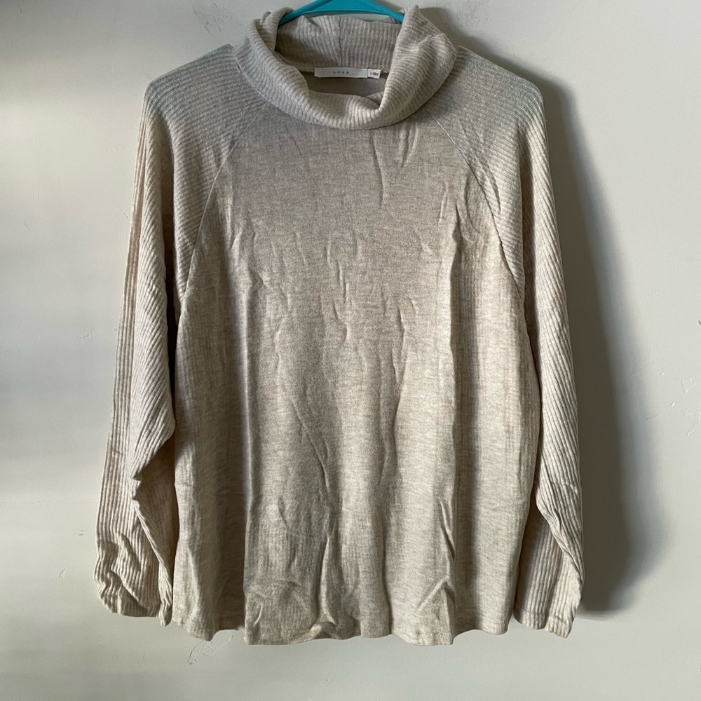 LUSH long sleeve turtleneck shirt. Ladies size M. New without tag